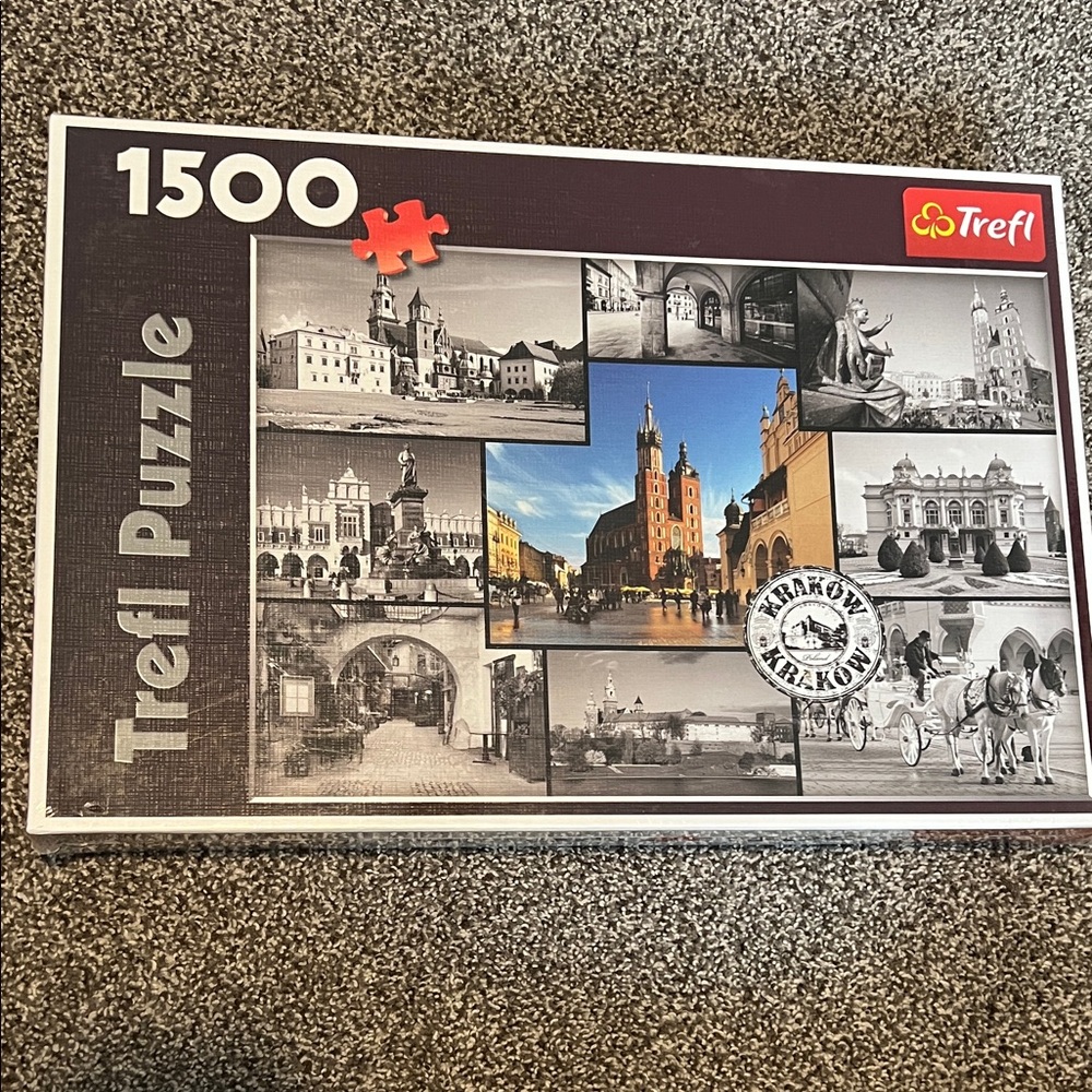 BNWT Trefl 1500-Piece Historic Krakow International Puzzle (made in Poland)